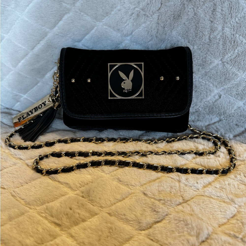 Playboy bunny gold purse